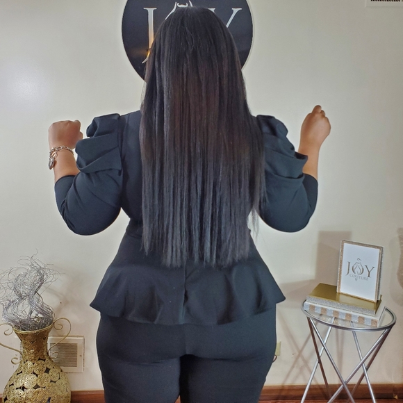 The "Shut It Down" Peplum 1 piece - Picture 5 of 9